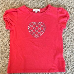 Gucci Pink Heart Graphic Tee